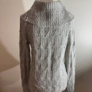 WHBM Cowl Neck Lurex Sweater Size XS